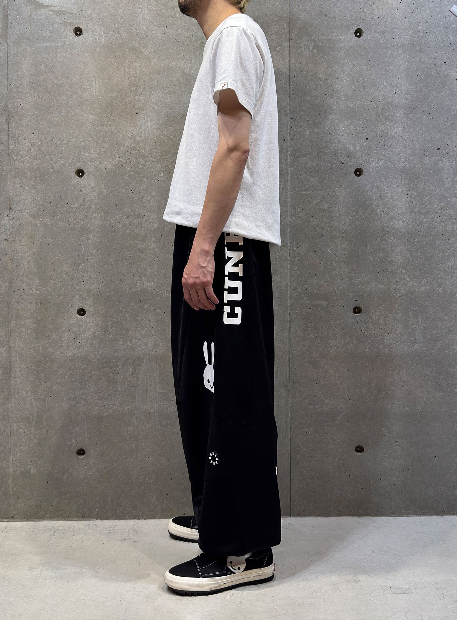 切り替えジャージワイドパンツ – CUNE