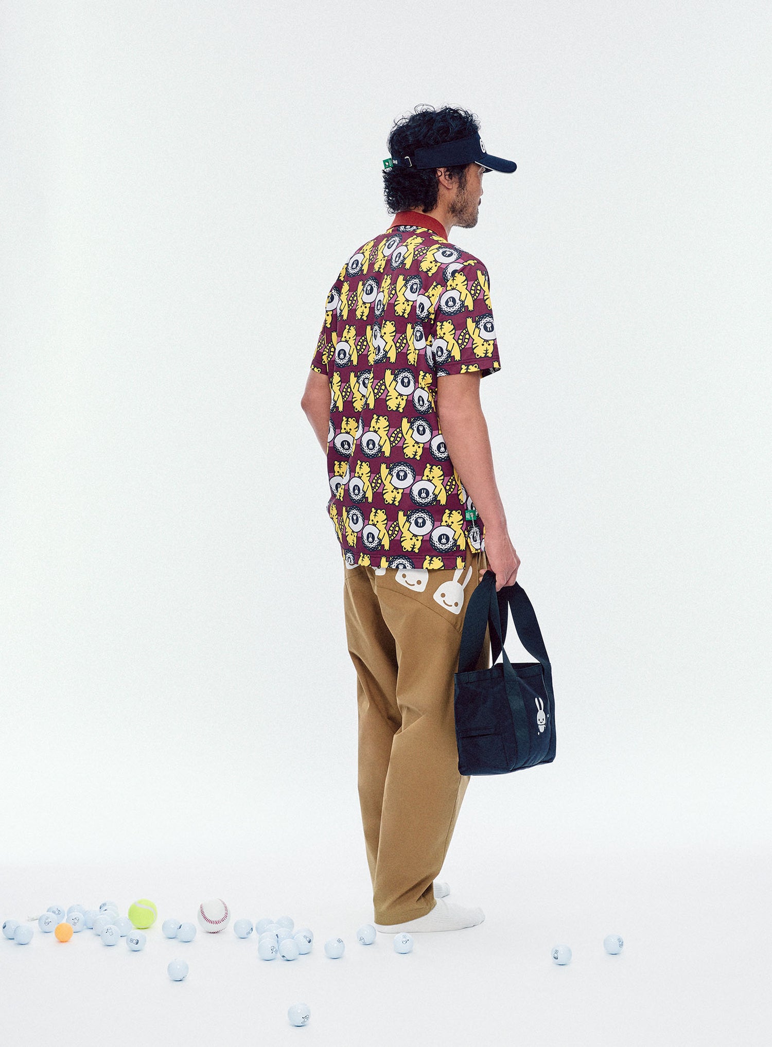 ＜CUNE GOLF＞ ストレッチワイドゴルフパンツ