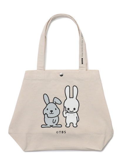 ラヴィット! COLLAB ベーシックコットントートバッグ ラッピーとうさちゃん