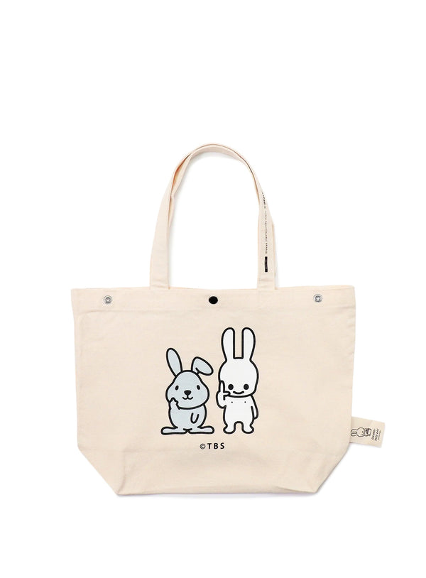 ラヴィット! COLLAB ベーシックコットントートバッグ ラッピーとうさちゃん