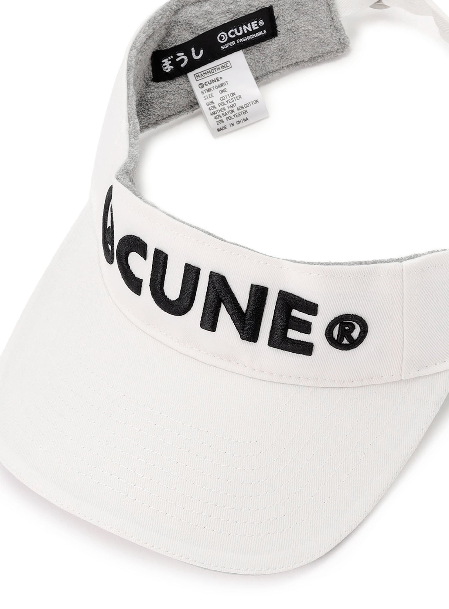 CUNE GOLF＞サンバイザー