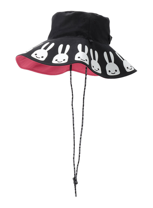 リバーシブルつば広ハット