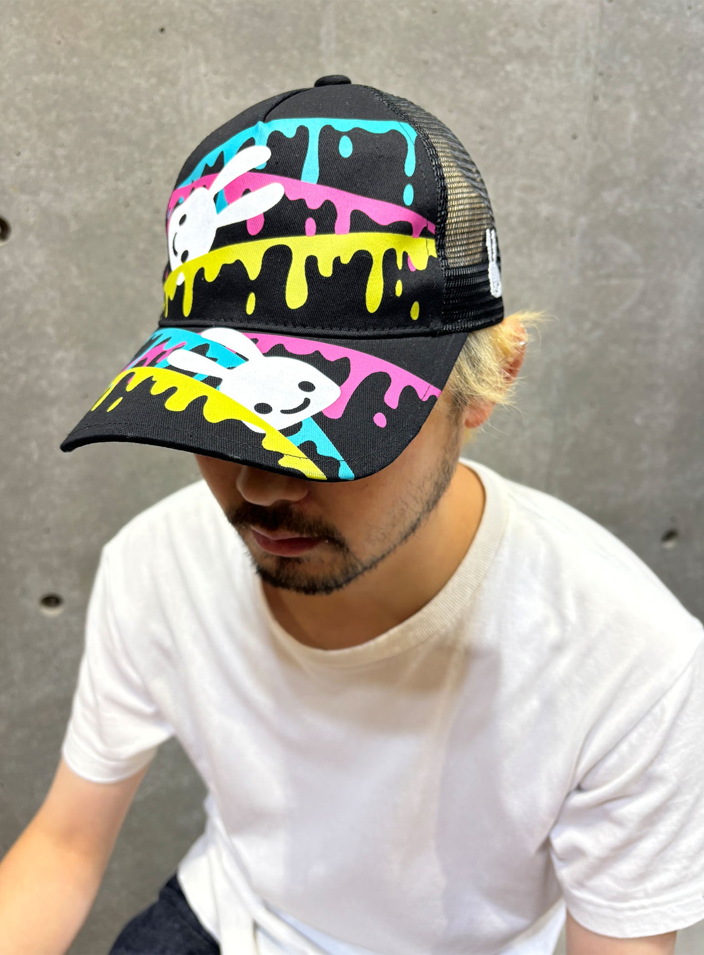 メッシュキャップ　ペイント