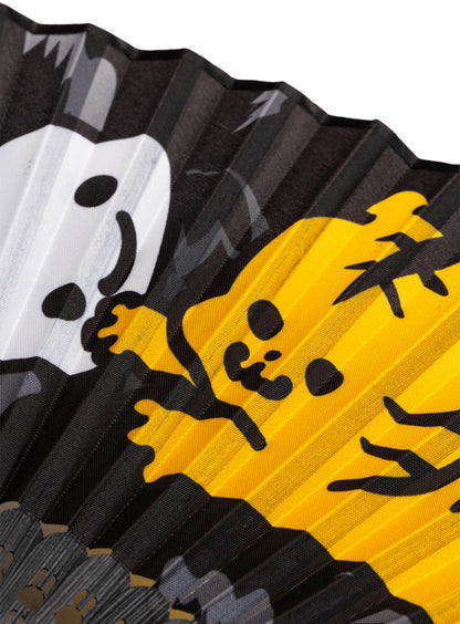 竹と布の扇子 とらちゃん2