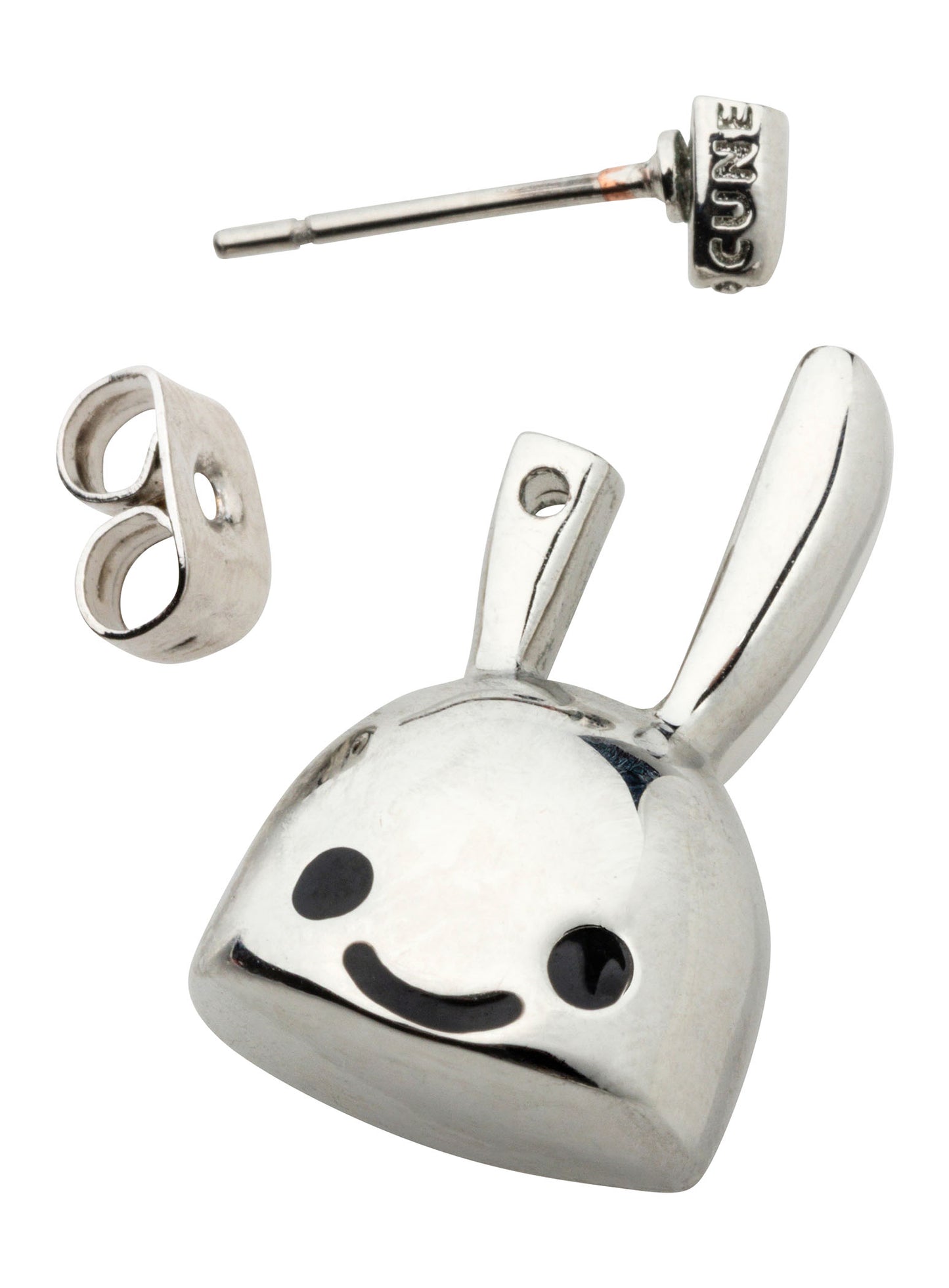 右耳でぶら下がるウサギピアス 1P