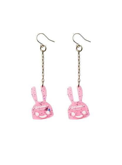 クリアウサギピアス 2P