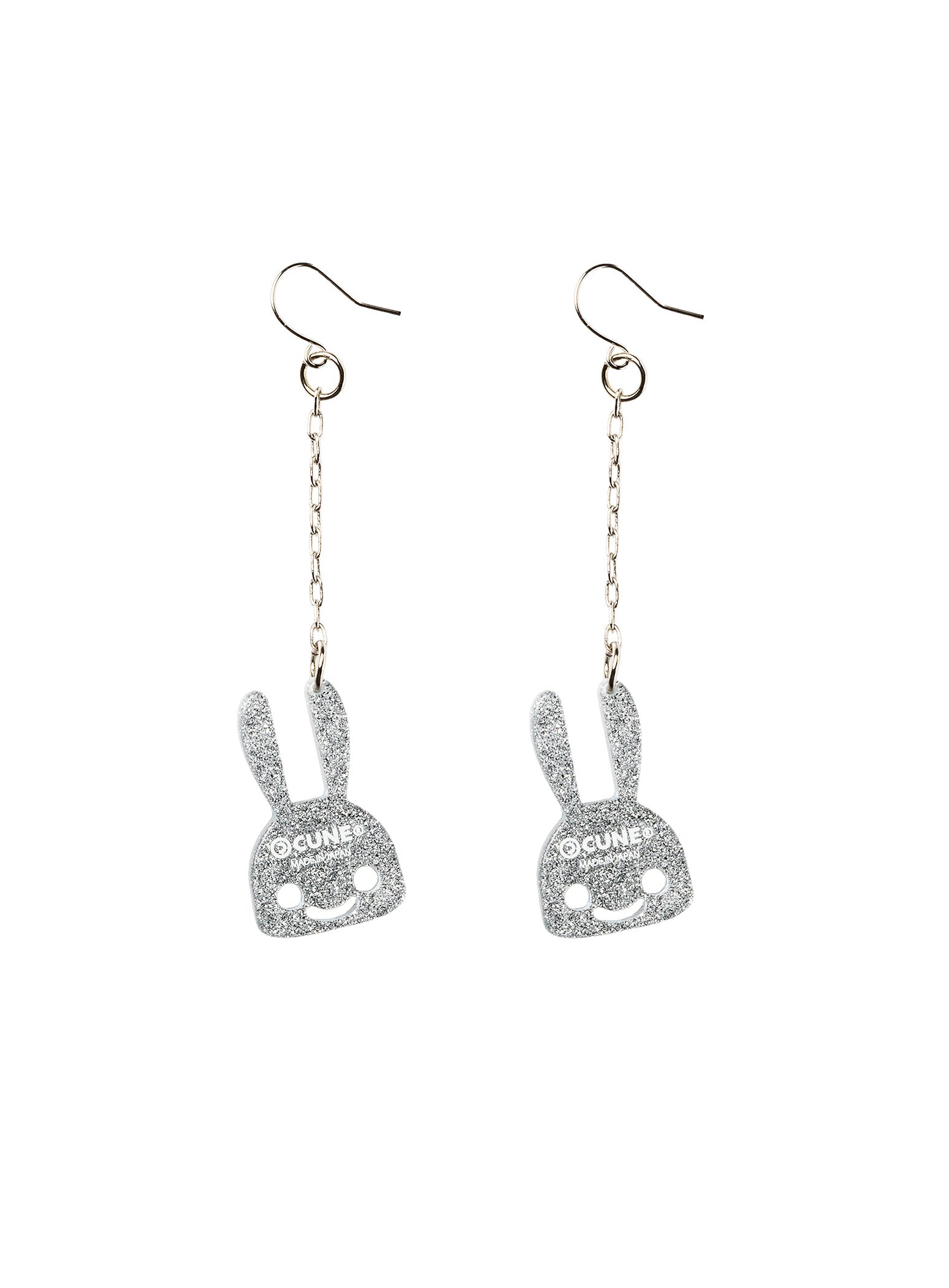 うさぎ ピアス クリアウサギピアス 2P – CUNE