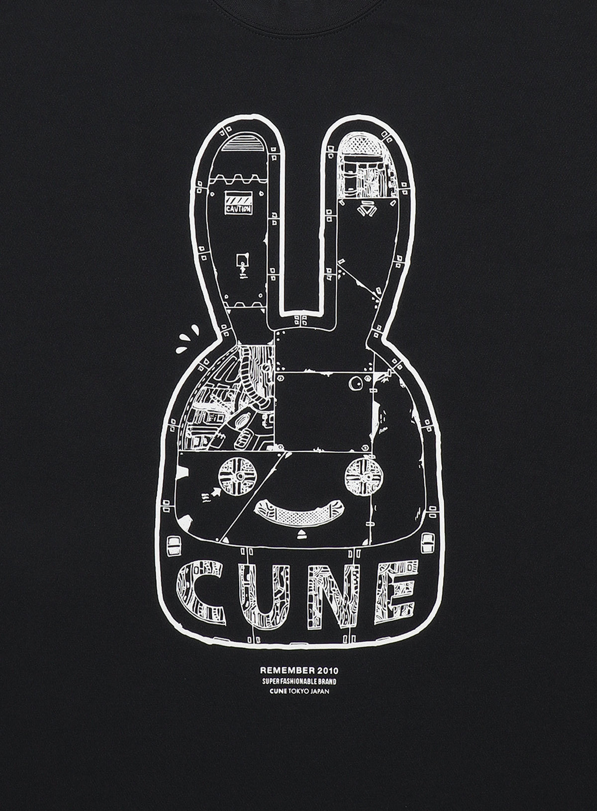 CUNE DRY T-SHIRTS メカ