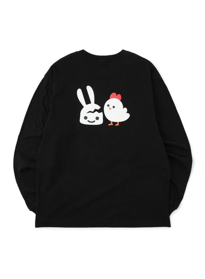 L/S Tee ひよことにわとり