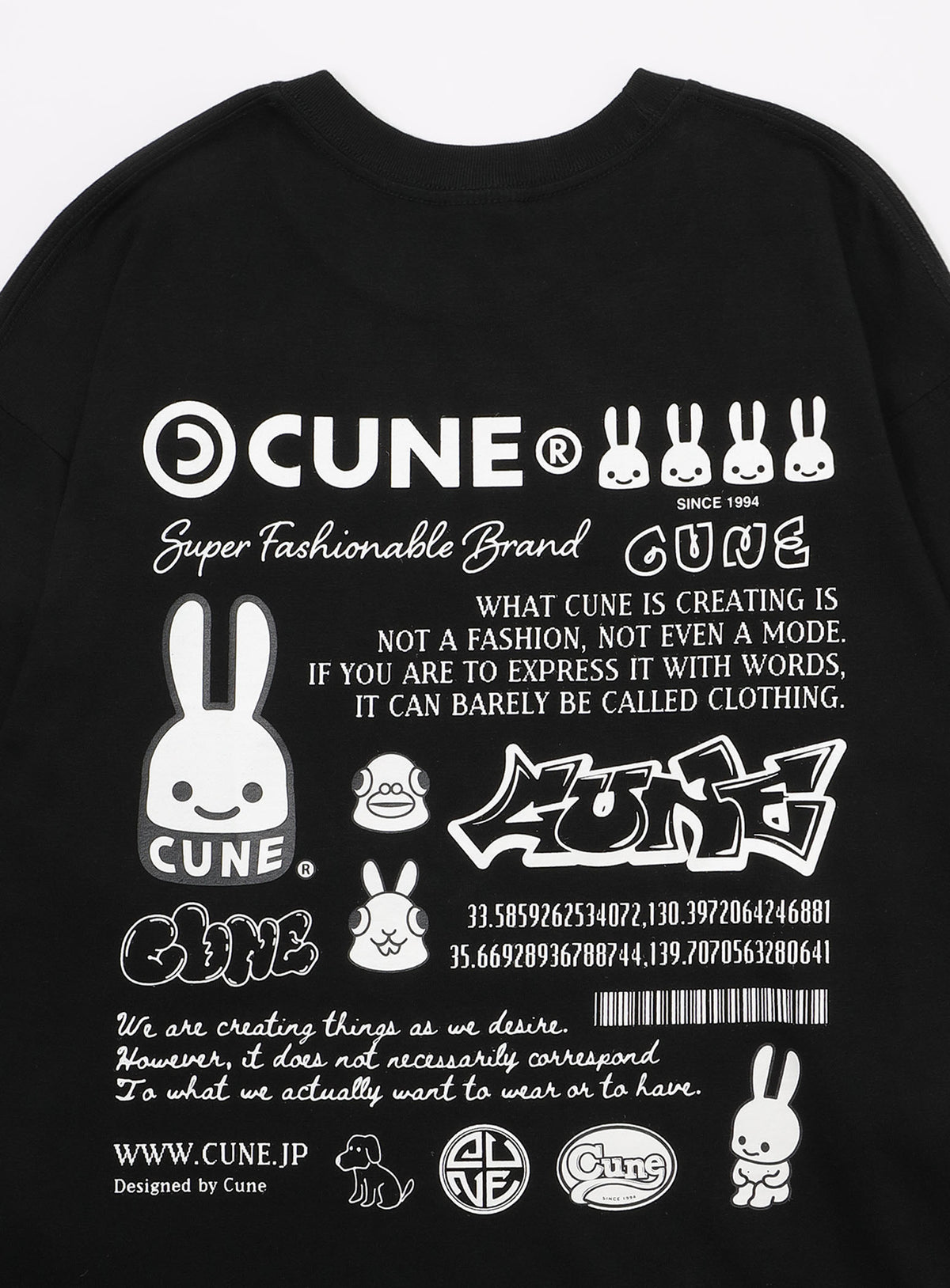 L/S Tee ロゴと文章