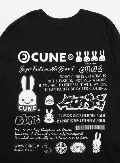 L/S Tee ロゴと文章