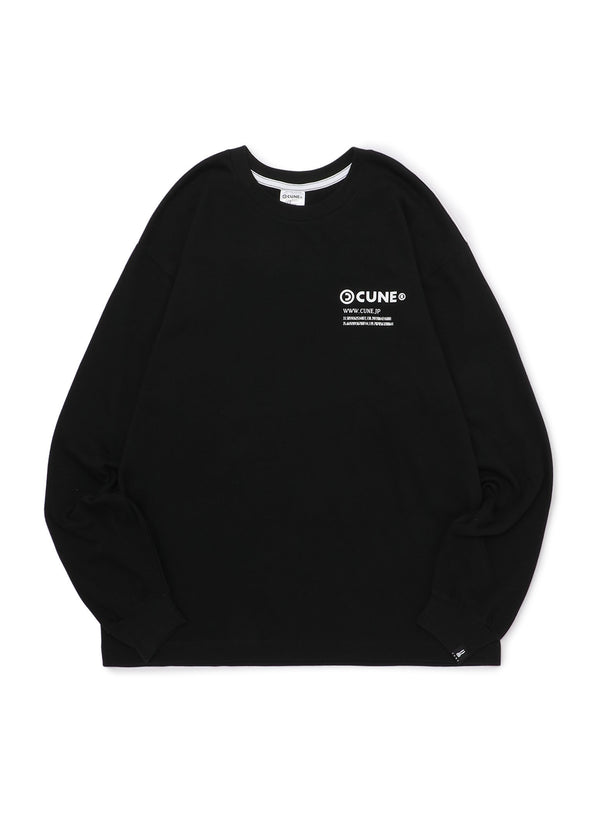 L/S Tee ロゴと文章