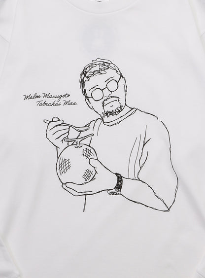 L/S Tee メロンの人