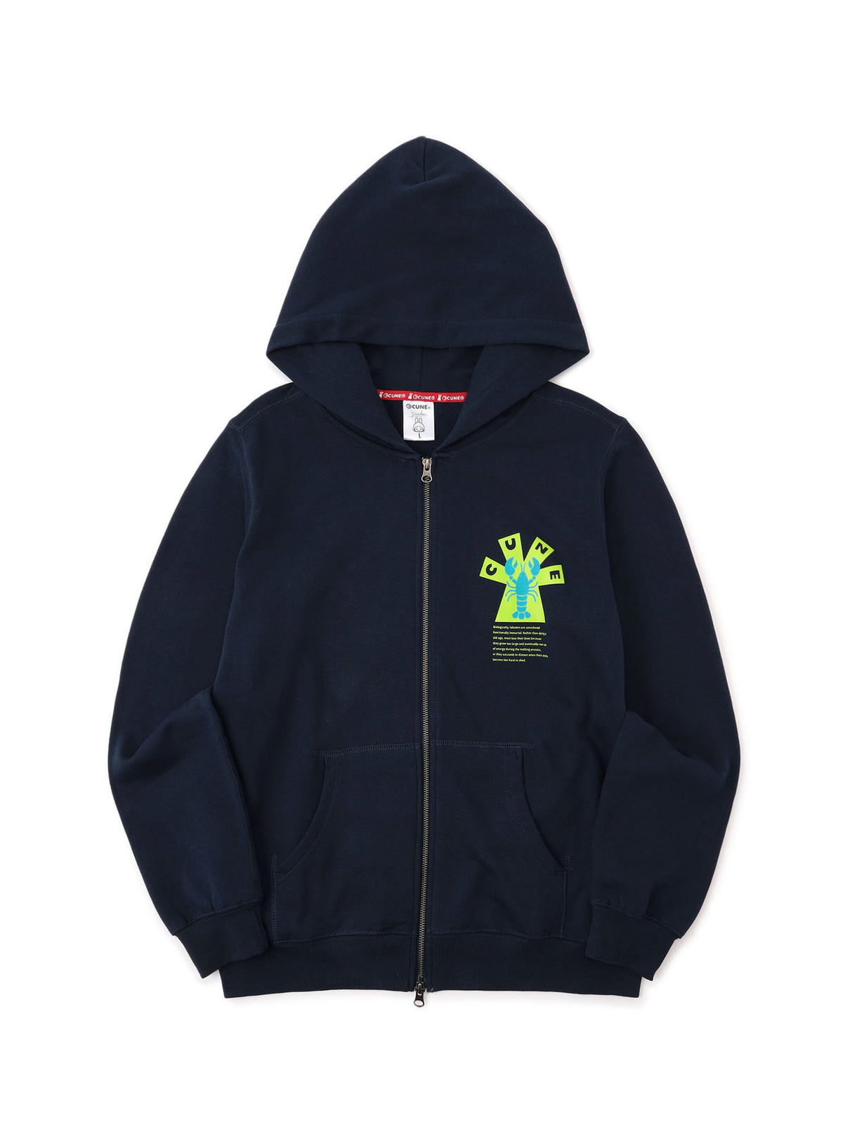 CUNE ZIP PARKA ロブスター