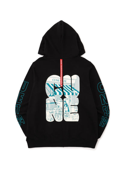 CUNE ZIP PARKA CUNE CAFE