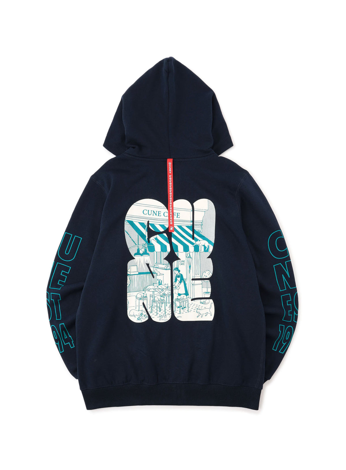 CUNE ZIP PARKA CUNE CAFE