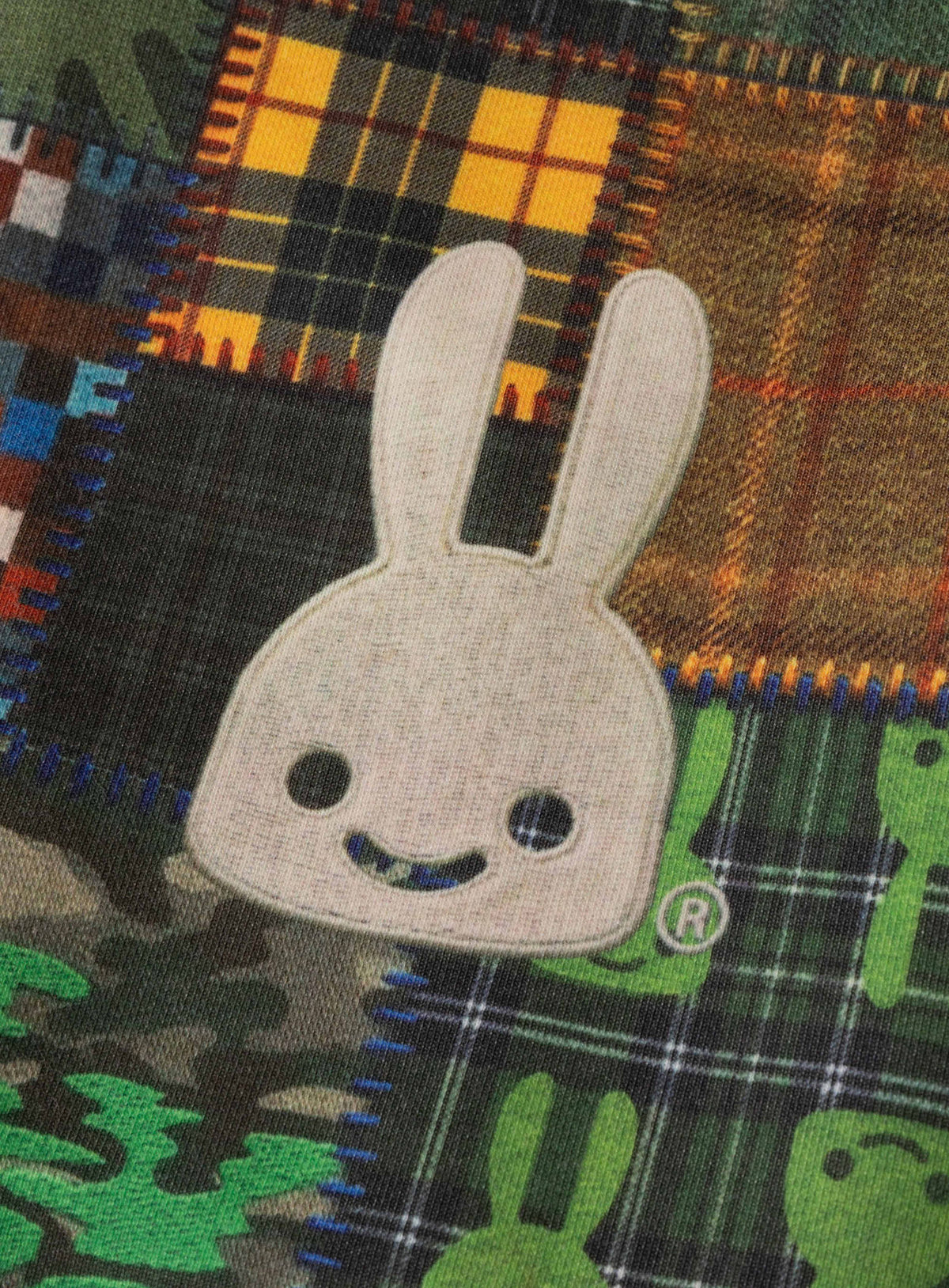 パッチワーク風パーカー