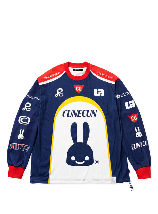 ユニフォーム風ロングスリーブカットソー