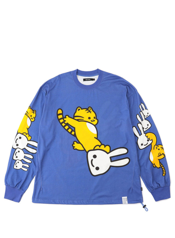 とらちゃんバスケロングスリーブカットソー