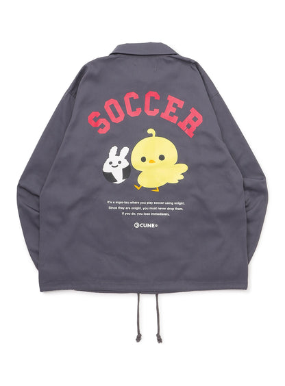 ツイルコーチジャケット おにぎりサッカー