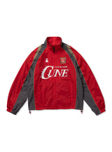 TEAM CUNE ナイロントラックジャケット RED