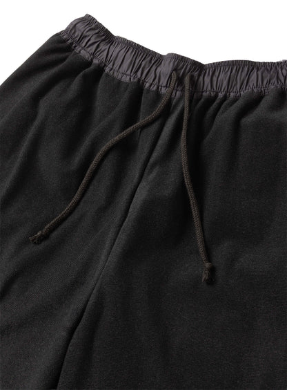 TEAM CUNE ナイロンワイドトラックパンツ BLACK