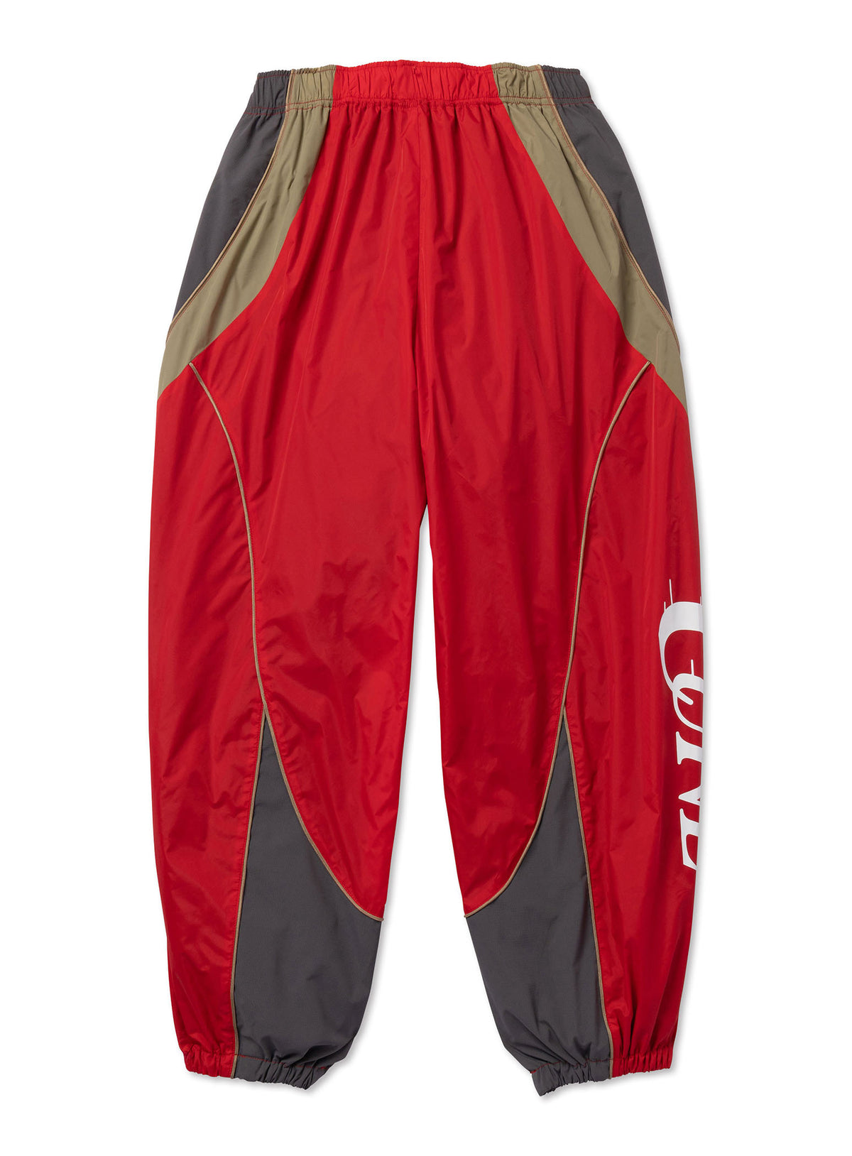 TEAM CUNE ナイロンワイドトラックパンツ RED