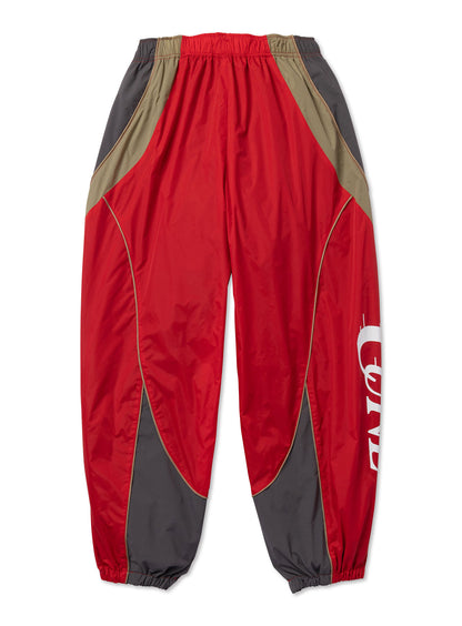 TEAM CUNE ナイロンワイドトラックパンツ RED