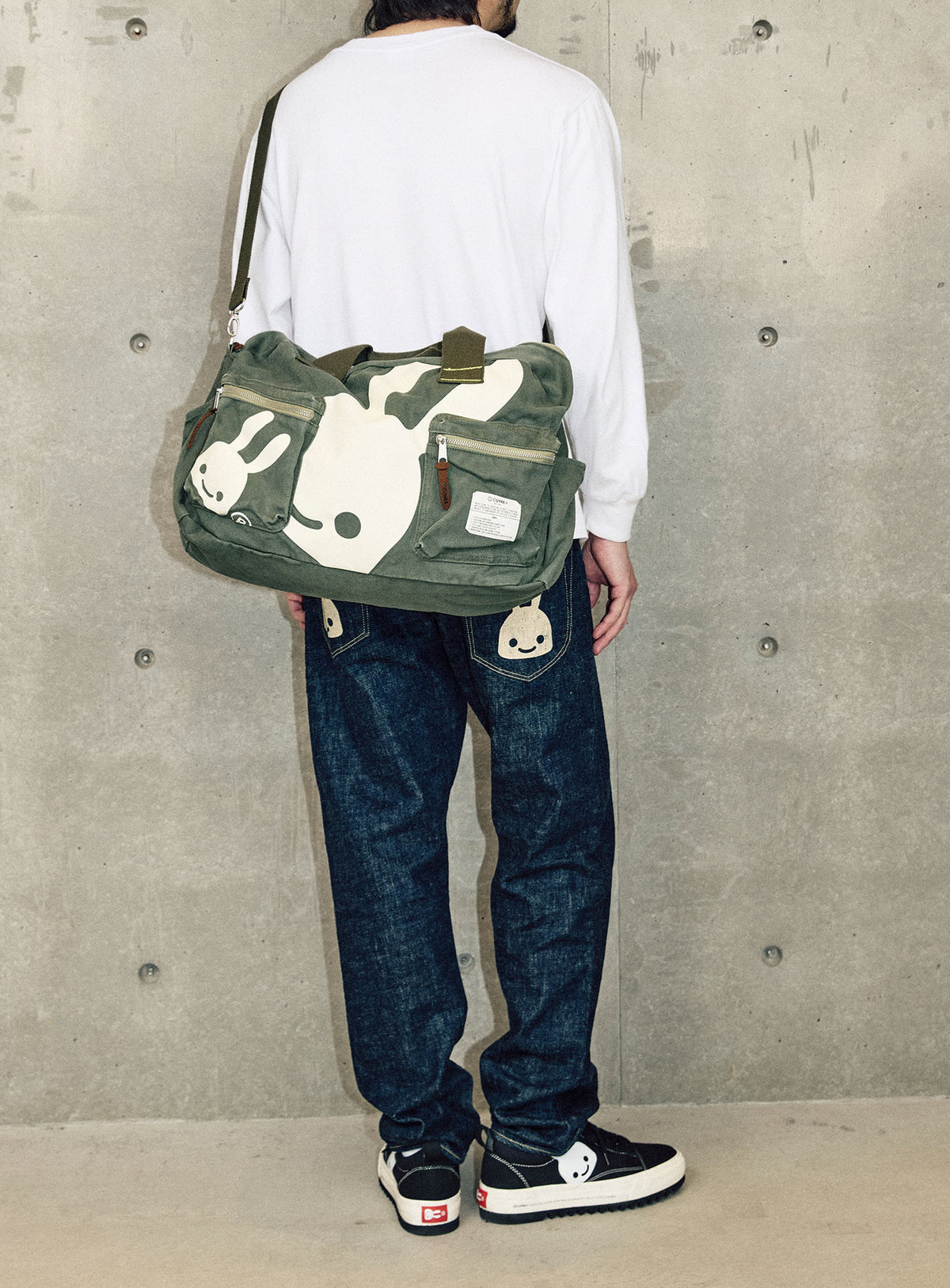 くたくた帆布ショルダーバッグ
