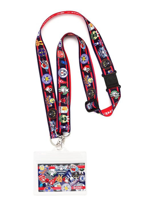 ネックストラップ ワッペンロゴ